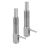 2Pcs Retractable Indexing Plunger Pin, Latch Telescopic Locking Pin 1