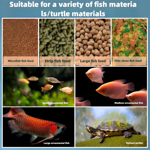 Automatic Fish Feeder 4-Speed Timer Max 12MM Fish Food C 2