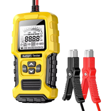 Probador de batería de coche de 12 V y 24 V, sistema de detección de batería, analizador de batería