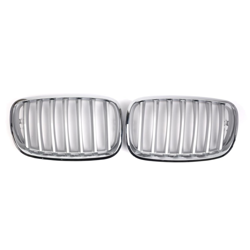 Chrome Front Grill Keney Grille Cover Trim for E70 X5 2007-2013