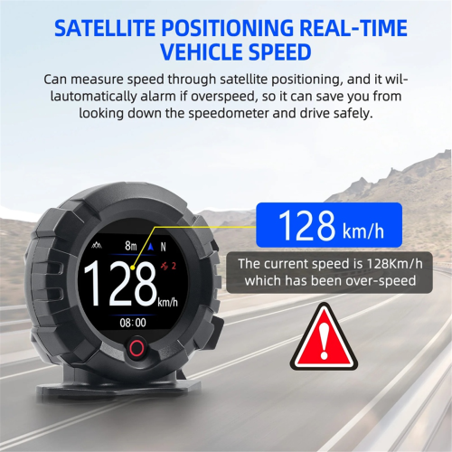 X95 Μετρητής κλίσης GPS αυτοκινήτου με ψηφιακό κλισιόμετρο με οθόνη Head Up Display 2