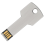 High-Capacity Metal Key Shape USB Flash Drive 32GB 3