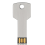 High-Capacity Metal Key Shape USB Flash Drive 32GB 1