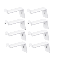 Ganchos para sombreros de pared de 7 cm (paquete de 8) para sombreros de vaquero y gorras, color blanco