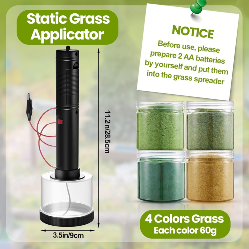 Mini Static Grass Applicator Flocking Kit
Applicator Flocking Kit 1