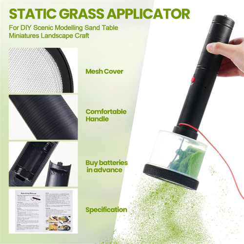Mini Static Grass Applicator Flocking Kit
Applicator Flocking Kit 2