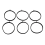 6Pcs Car Engine Intake Manifold Gasket Intake Pipe Gasket for 1