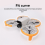 Protective Bumper Ring Cover for FLIP Anti-Collision Orange 4