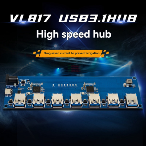 VL817 USB3.1 HUB Module High-Speed 1-to-7 Port USB HUB TYPE-C 1