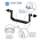 740149-1 Κιτ στήριξης στήριξης gimbal για Hummingbird Helix 2