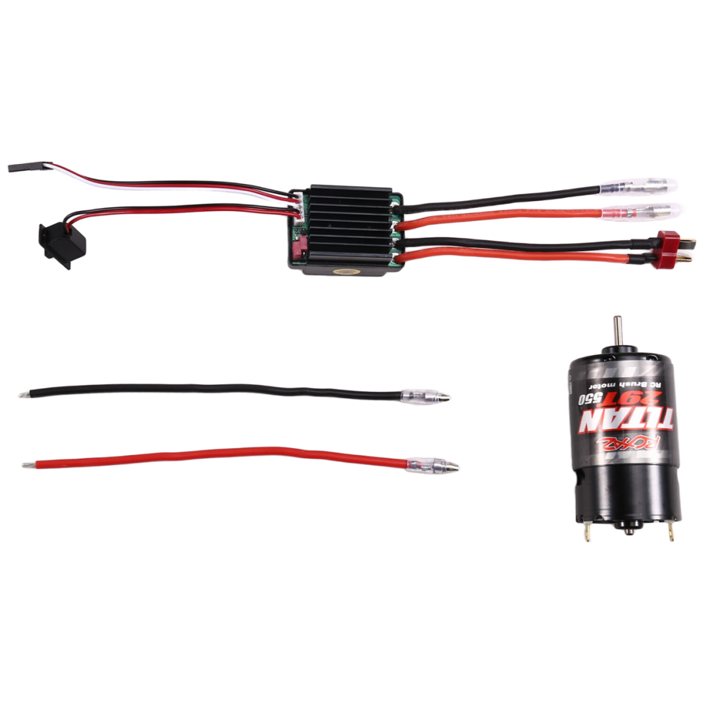 550 Brushed Motor Esc 320A For 1/10 Rc Car Crawler Axial Scx10 29T 4852046472015