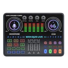 DJ20 Live Sound Card Equipment 48V Condenser Microphone A