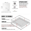 Adjustable Window Screen Replacement Kit with Zipper Opening 2