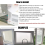 Adjustable Window Screen Replacement Kit with Zipper Opening 6