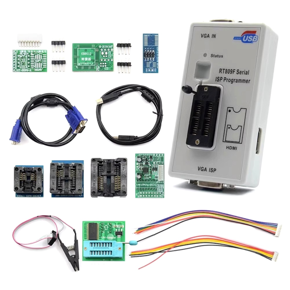Serial ISP Programmer Kit with Adapters