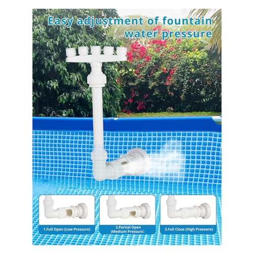 Fontana regolabile per piscine fuori terra e interrate 2