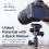 TH02 Ball Head with 360 Panning, Quick Release, 4