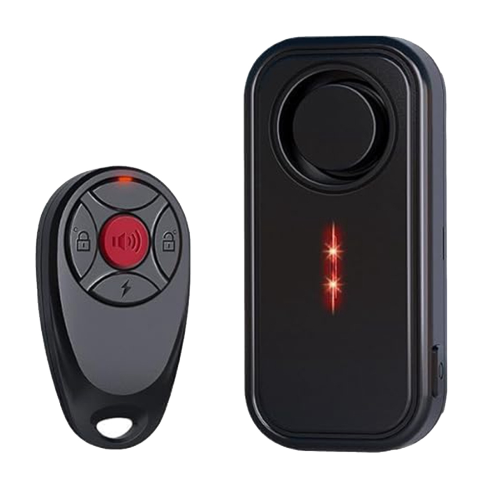 Vibration Bike Alarm With Remote Control Motorcycle Bicycle Alarm 4852046484056