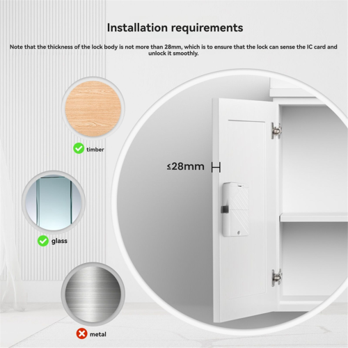 Tuya Bluetooth Smart Cabinet Drawer Lock with Bluetooth Gateway 2