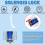 Safe Lock Replacement with Solenoid Lock Black Keypad Electronic Lock 2