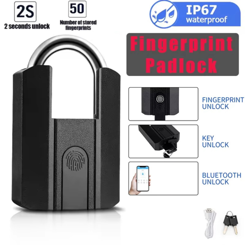 Fingerprint Padlock TTLock BT APP+Program+Fingerprint+ 2