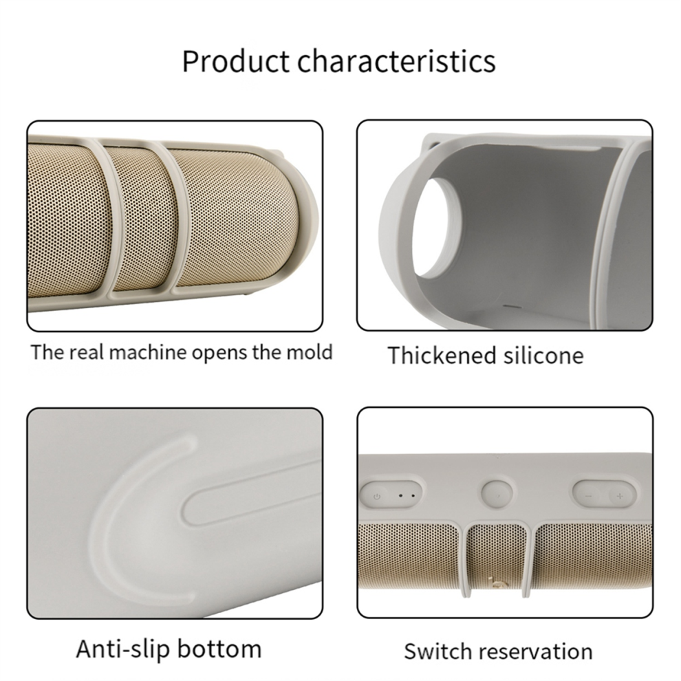 Silicone Cover Case For Pill (2024 Release) Speaker,A 4852046485725