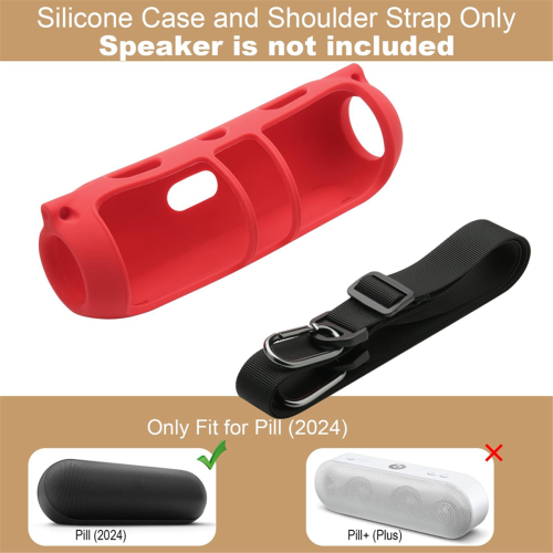 Silicone Cover Case for Pill (2024 Release) Speaker,B 2