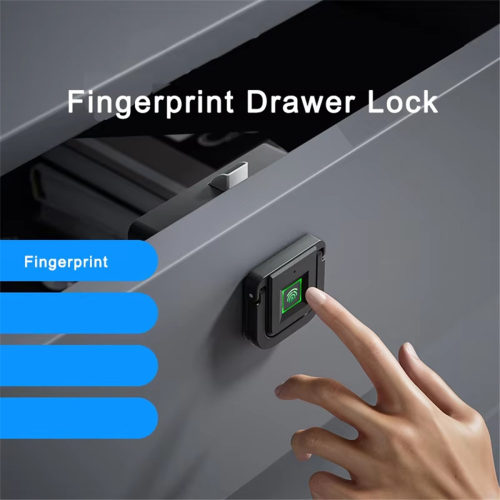 Fingerprint Drawer Lock 20 Users Household Bedside Table Lock Lock 1