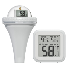 Termómetro flotante para piscina con sensor de temperatura para piscina exterior