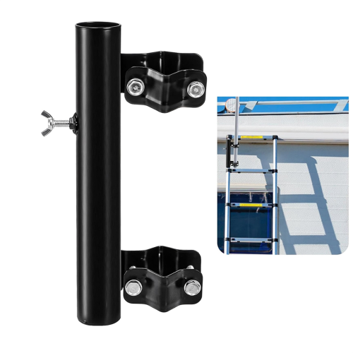 Βάση σημαίας τοποθετημένη σε σκάλα RV, κοντάρι σημαίας για ρυμουλκούμενο ταξιδιού 1