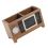 Holzkalender-Stifthalter, multifunktionaler Schreibtisch-Organizer 5