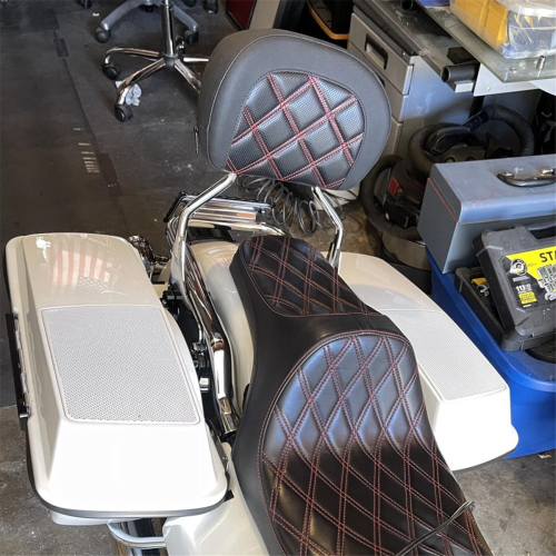 Motorcycle Detachable Sissy Bar Backrest Pad for Glide 2