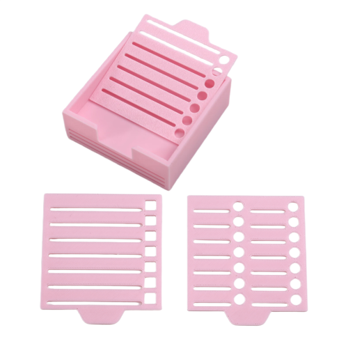 Haftnotiz-Schablone, kompatibel mit Post Notes, Pink 1