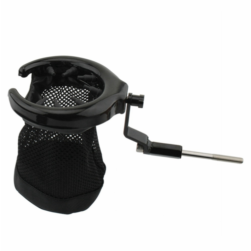 Motorcycle Rear Passenger Cup Holder Modified Parts for Black 2