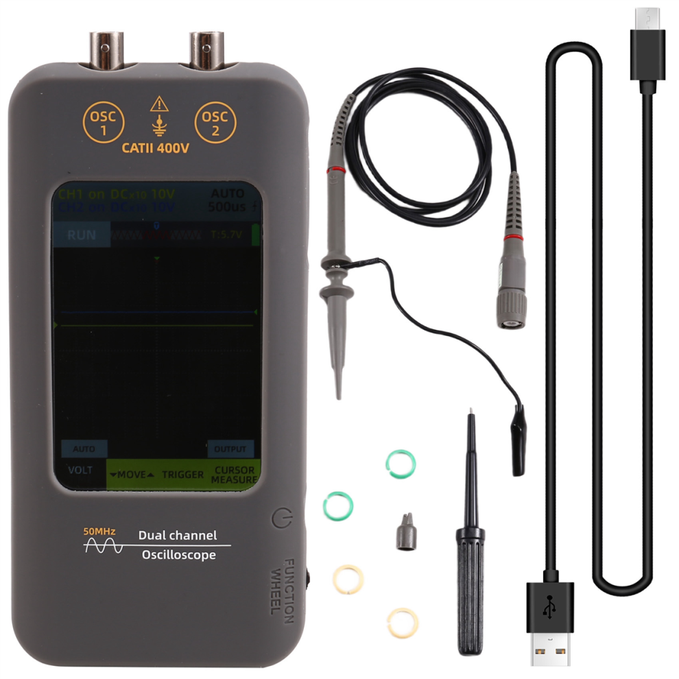 Touch Screen Digital Oscilloscope With Signal Generator 4852046403415