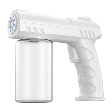Atomizzatore disinfettante nano USB elettrico wireless con luce blu bianca