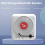 Ρετρό ηχείο βινυλίου Bluetooth Mini Vintage Surround Sound 5