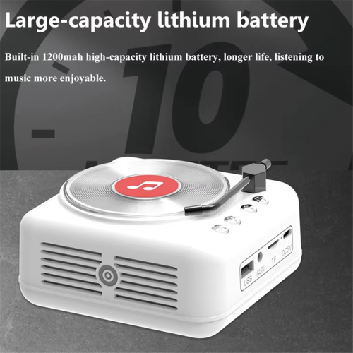 Ρετρό ηχείο βινυλίου Bluetooth Mini Vintage Surround Sound 1