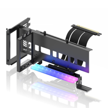 Θήκη Universal Vertical GPU για PCIe 4.0 X16, Κιτ Riser, ATX, Μαύρο
