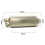 Motorcycle 51mm Double Outlet Exhaust Pipe Muffler Gradient Blue 7