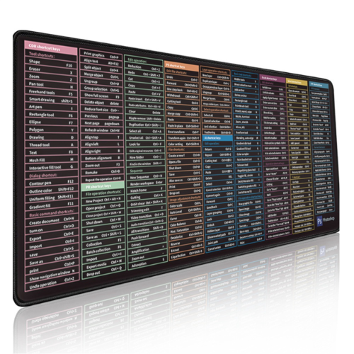 Foreign language shortcut key mouse pad mouse pad 400x900x3MM