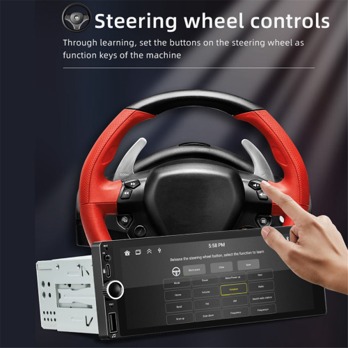 Car 6.86 Inch 1 Din MP5 Player Bluetooth Portable Screen 1