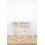 Compact Desk & Chair Set Office Study Table Metal Frame & Cushion Seat 2