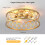Caged Ceiling Fan with Light Bladeless Fandelier Fan Light 2