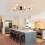 8-Light Sputnik Chandelier, Industrial Semi Flush Mount Ceiling Light 9