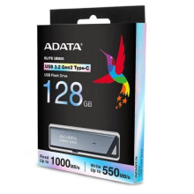 Pendrive - Adata - Elite UE800 - 128 Go - USB 3.2 Gen2 - Tipo-C - Velocidade até 1000MB/s