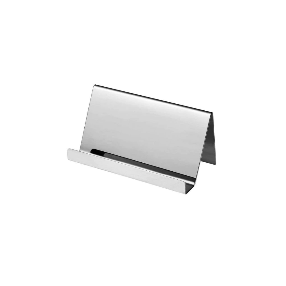 Stainless Steel Business Card Holder Display Stand Rack Desktop Table Organizer Business Card Holders-image-OPC-PGJ2BCN-NEW