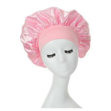 Sleeping cap protects hair night cap hair care cap women pink