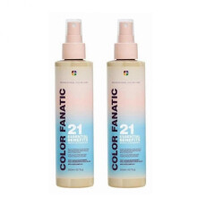 (2pcs)Color Fanatic Multi-Tasking Leave-In Hair Spray for Color-Treated Hair, Leave-In Heat Protectant Treatment, Sulfate-Free & Vegan, 200ML