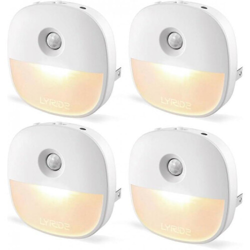 Motion Sensor Night Light Indoor, Plug in Night Light with Dusk to Dawn Sensor, 1-50 lm D easter decor